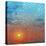 Sunset In Sea-Vertyr-Stretched Canvas