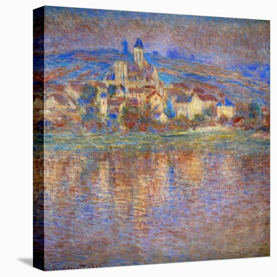 Sunset in Vetheuil, 1900-Claude Monet-Premier Image Canvas