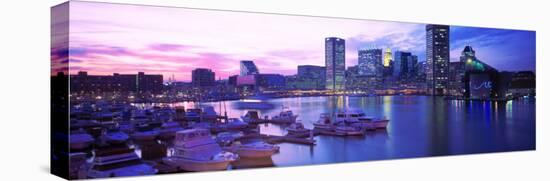 Sunset, Inner Harbor, Baltimore, Maryland, USA-null-Premier Image Canvas