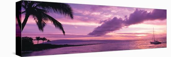 Sunset Kapala Bay Maui Hi USA-null-Stretched Canvas