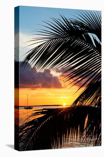 Sunset Landscape with a Yacht - Miami - Florida-Philippe Hugonnard-Premier Image Canvas