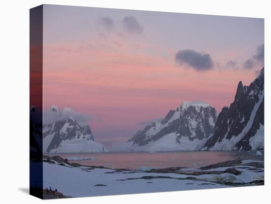 Sunset Light on Lemaire Channel, Antarctic Peninsula-Hugh Rose-Premier Image Canvas