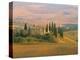 Sunset Near San Quirico D'Orcia, Val D'Orcia, Siena Province, Tuscany, Italy, Europe-Sergio Pitamitz-Premier Image Canvas