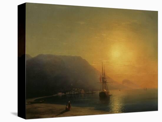Sunset off Ayu Dag in the Crimea, 1861-Ivan Konstantinovich Aivazovsky-Premier Image Canvas