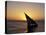 Sunset on a Felucca Fishing Boat, Tunisia-Michele Molinari-Premier Image Canvas