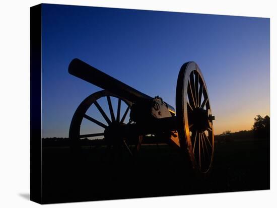 Sunset on Cannon in Manassas Battlefield Park, Prince William County, Virginia, USA-Kenneth Garrett-Premier Image Canvas