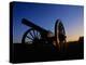 Sunset on Cannon in Manassas Battlefield Park, Prince William County, Virginia, USA-Kenneth Garrett-Premier Image Canvas