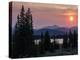 Sunset on Echo Lake, Mount Evans Scenic and Historic Byway, Colorado-Maresa Pryor-Luzier-Premier Image Canvas