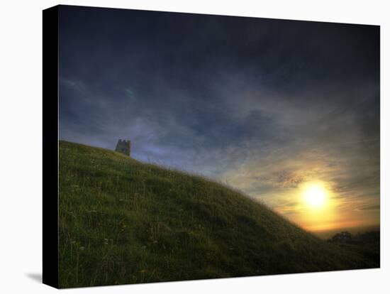 Sunset on Glastonbury Tor, Somerset, England, United Kingdom, Europe-Sara Erith-Premier Image Canvas