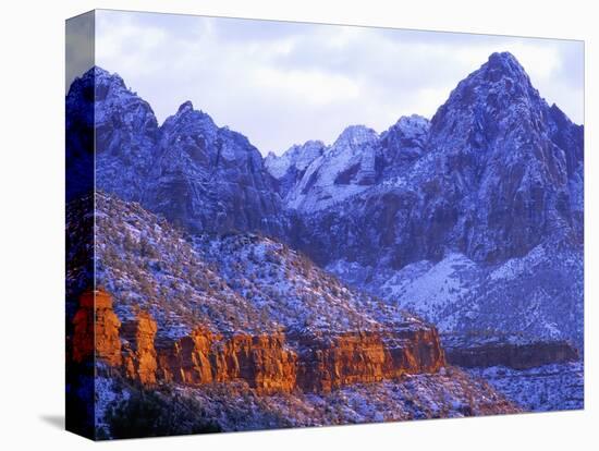 Sunset on Mountain Cliffs-Jim Zuckerman-Premier Image Canvas