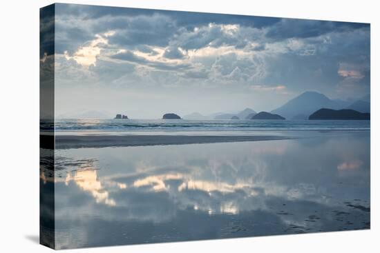 Sunset on Praia Da Fazenda Beach-Alex Saberi-Premier Image Canvas