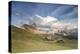 Sunset on the green meadows and huts of the Odle mountain range seen from Seceda, Val Gardena, Tren-Roberto Moiola-Premier Image Canvas
