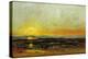 Sunset on the Sea Coast-Charles Francois Daubigny-Premier Image Canvas