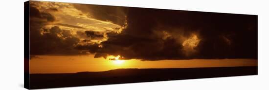 Sunset over a Landscape, Masai Mara National Reserve, Kenya-null-Premier Image Canvas