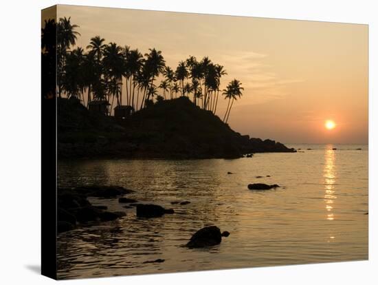 Sunset over Colomb Beach, Palolem, Goa, India, Asia-Stuart Black-Premier Image Canvas