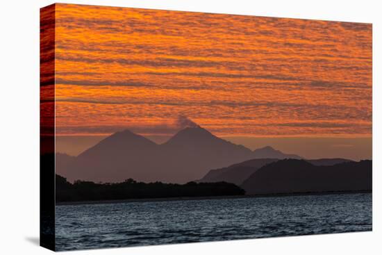 Sunset over Komodo National Park, Rinca Island, Flores Sea, Indonesia, Southeast Asia, Asia-Michael Nolan-Premier Image Canvas