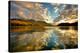 Sunset Over Lake Hayes-Nathan Secker-Stretched Canvas