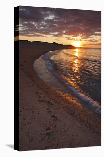 Sunset over Meadow Beach, Cape Cod National Seashore, Massachusetts-Jerry & Marcy Monkman-Premier Image Canvas