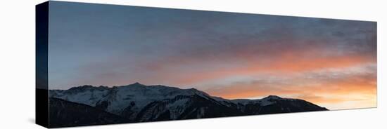 Sunset over Mountains-Niki Haselwanter-Premier Image Canvas