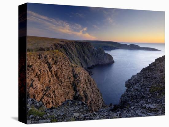Sunset Over Nordkapp, North Cape, Mageroya Mahkaravju Island, Norway-Gary Cook-Premier Image Canvas