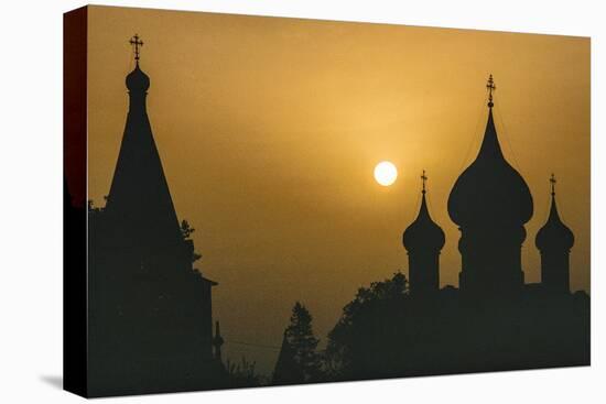 Sunset over Onion Domes, Suzdal, U.S.S.R., R.F.S.F.R., 1960S (Photo)-Dean Conger-Premier Image Canvas