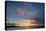 Sunset over Pacific Ocean, Santiago Island, Galapagos Islands, Ecuador.-Adam Jones-Premier Image Canvas