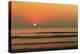 Sunset over Rippled Water-Sheila Haddad-Premier Image Canvas