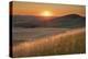 Sunset over rolling hills and farmland of Palouse Region, Washington State.-Alan Majchrowicz-Premier Image Canvas