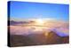 Sunset over Roque Bentayga, Gran Canaria, Canary Islands, Spain, Atlantic Ocean, Europe-Neil Farrin-Premier Image Canvas