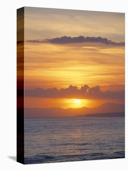 Sunset Over Sea, Costa Del Sol, Andalucia (Andalusia), Spain, Mediterranean-Michael Busselle-Premier Image Canvas