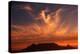 Sunset over Table Mountain-Charles O'Rear-Premier Image Canvas