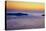 Sunset Over the Aegean Sea in Santorini Greece-null-Stretched Canvas