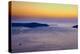 Sunset Over the Aegean Sea in Santorini Greece-null-Stretched Canvas