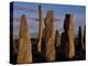 Sunset over the Central Circle of Ancient Standing Stones at Callanish, Dating to Neolithic Times-Mark Hannaford-Premier Image Canvas