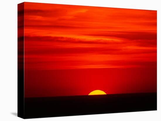 Sunset Over the Gulf of Mexico, Florida, USA-Charles Sleicher-Premier Image Canvas