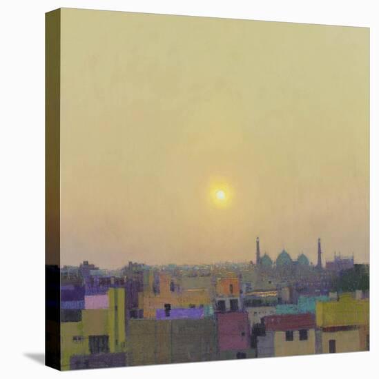 Sunset over the Jama Masjid, Delhi Study II-Andrew Gifford-Premier Image Canvas