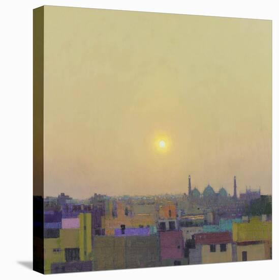 Sunset over the Jama Masjid, Delhi Study II-Andrew Gifford-Premier Image Canvas