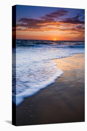 Sunset over the Pacific Ocean from Ventura State Beach, Ventura, California, USA-Russ Bishop-Premier Image Canvas