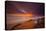 Sunset over the Pacific Ocean in Carlsbad, Ca-Andrew Shoemaker-Premier Image Canvas