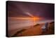 Sunset over the Pacific Ocean in Carlsbad, Ca-Andrew Shoemaker-Premier Image Canvas