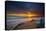 Sunset over the Pacific Ocean in Carlsbad, Ca-Andrew Shoemaker-Premier Image Canvas