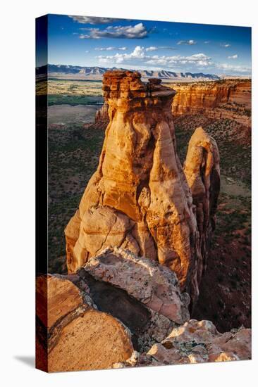 Sunset Over The Rock Formations In Colorado National Monument Near Grand Junction, Colorado-Jay Goodrich-Premier Image Canvas