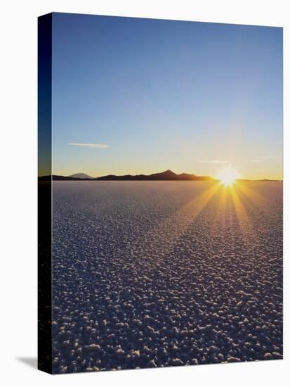 Sunset over the Salar de Uyuni, the largest salt flat in the world, Daniel Campos Province, Potosi -Karol Kozlowski-Premier Image Canvas