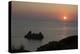 Sunset over the Sea from Villagio Maya, Costa Paradiso, Sardinia, Italy-Natalie Tepper-Premier Image Canvas