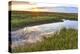 Sunset over Tidal Marsh at Massachusetts Audubon Wellfleet Bay Wildlife Sanctuary-Jerry and Marcy Monkman-Premier Image Canvas