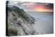 Sunset over Two Lagoons in Brazil's Lencois Maranhenses Sand Dunes-Alex Saberi-Premier Image Canvas