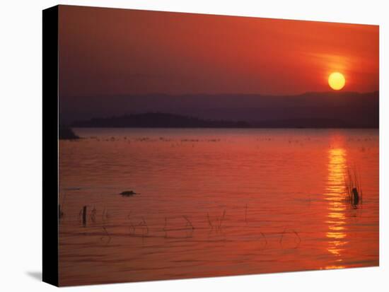 Sunset Over Water, Kenya-Mitch Diamond-Premier Image Canvas