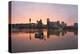 Sunset over Willamette River in Portland-jpldesigns-Premier Image Canvas