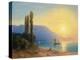 Sunset over Yalta-Ivan Konstantinovich Aivazovsky-Premier Image Canvas