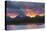 Sunset, Oxbow, Mount Moran, Grand Teton National Park, Wyoming, USA-Michel Hersen-Premier Image Canvas